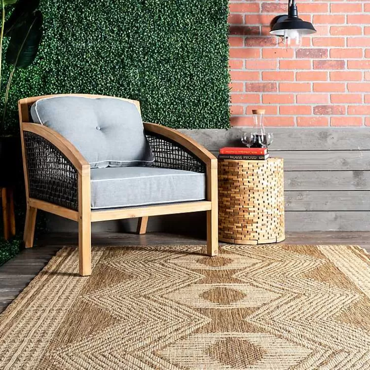 raina_brown_tribal_zig_zag_outdoor_rug_x_2.webp Raina Tribal Zig Zag Outdoor Rug, 5x8>Kirklands Home Cheap