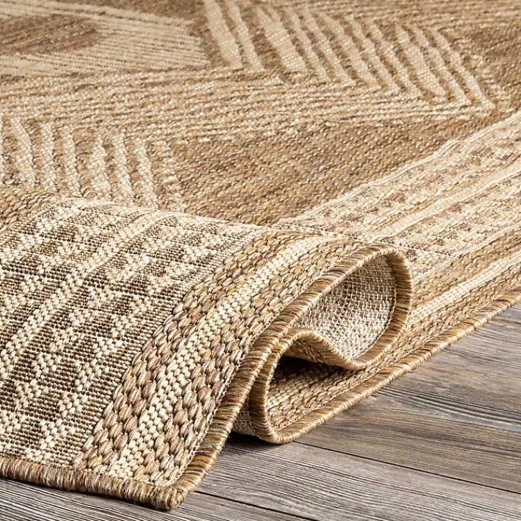 raina_brown_tribal_zig_zag_outdoor_rug_x_4.webp Raina Tribal Zig Zag Outdoor Rug, 5x8>Kirklands Home Cheap