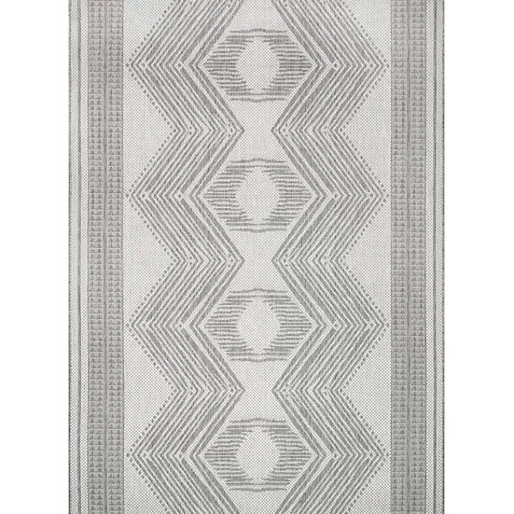 Raina Tribal Zig Zag Outdoor Rug, 5x8>Kirklands Home Best