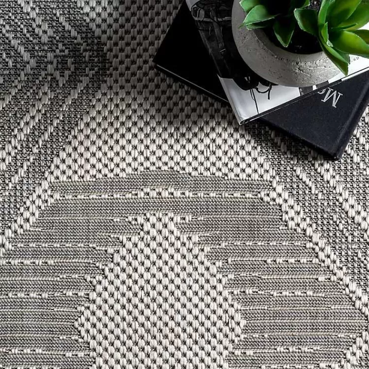 raina_gray_tribal_zig_zag_outdoor_rug_x_3.webp Raina Tribal Zig Zag Outdoor Rug, 5x8>Kirklands Home Best