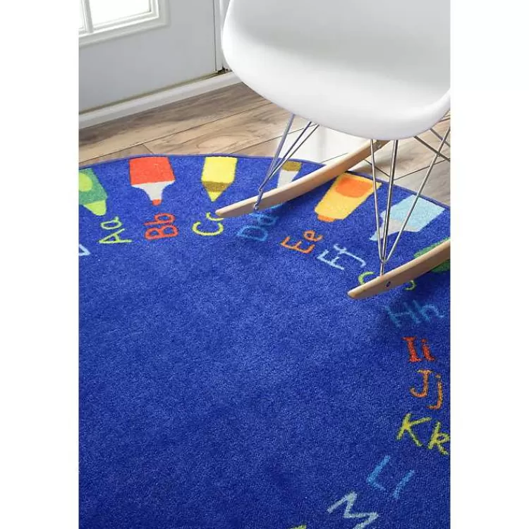 rainbow_alphabet_round_rug__ft_2-1.webp Rainbow Alphabet Round Rug, 8 ft.>Kirklands Home Shop