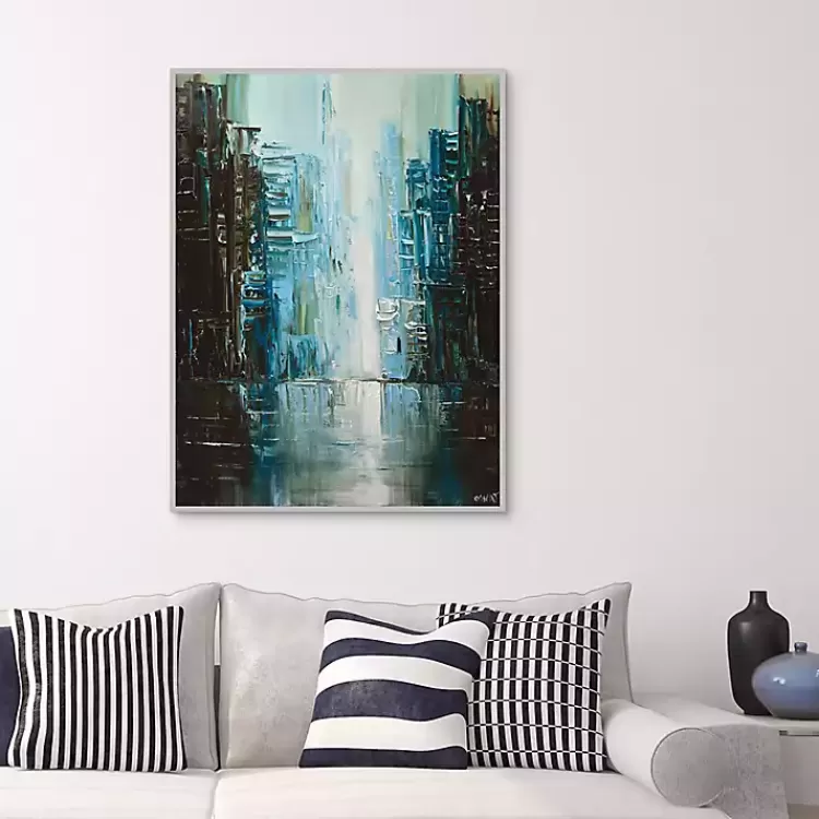 Rainy Days Framed Canvas Art Print>Kirklands Home Best Sale