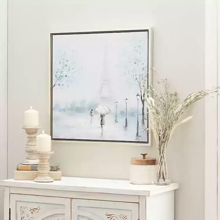 Rainy Paris Blues Transitional Framed Wall Art>Kirklands Home New