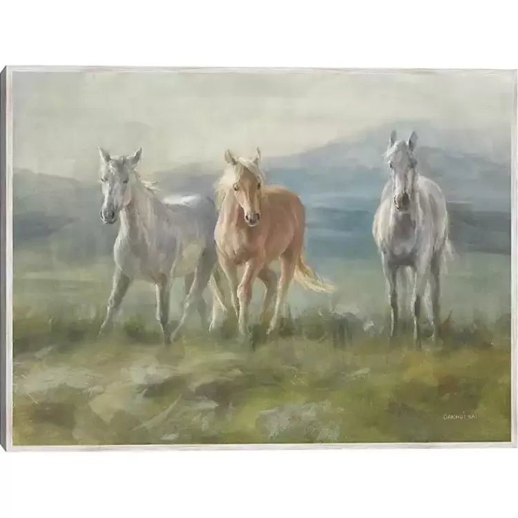 Rangeland Horses Framed Canvas Art Print>Kirklands Home Flash Sale