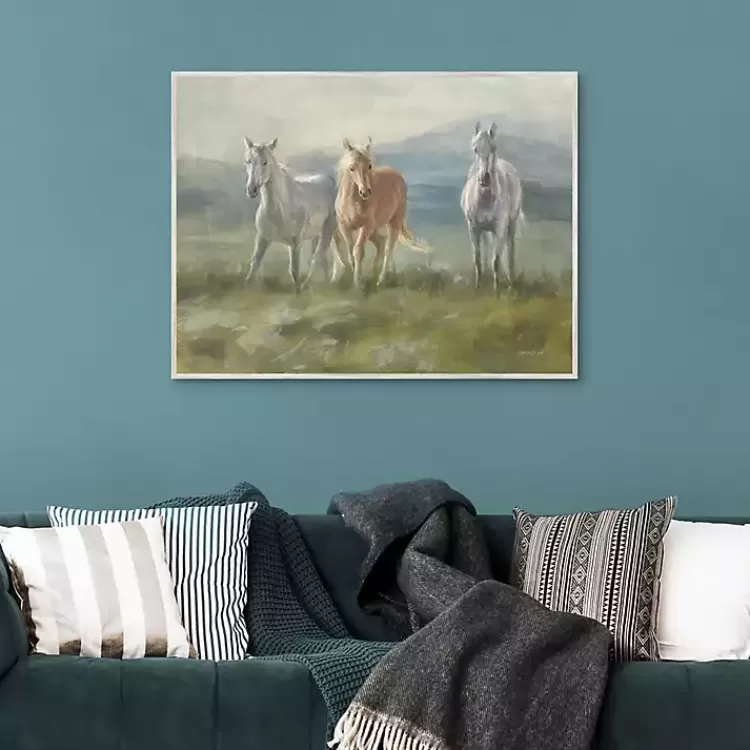 rangeland_horses_framed_canvas_art_print_2.webp Rangeland Horses Framed Canvas Art Print>Kirklands Home Flash Sale