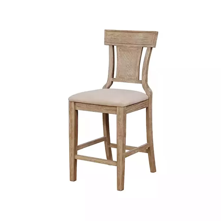 Ray with Gray Wash Finish Counter Stool>Kirklands Home Outlet