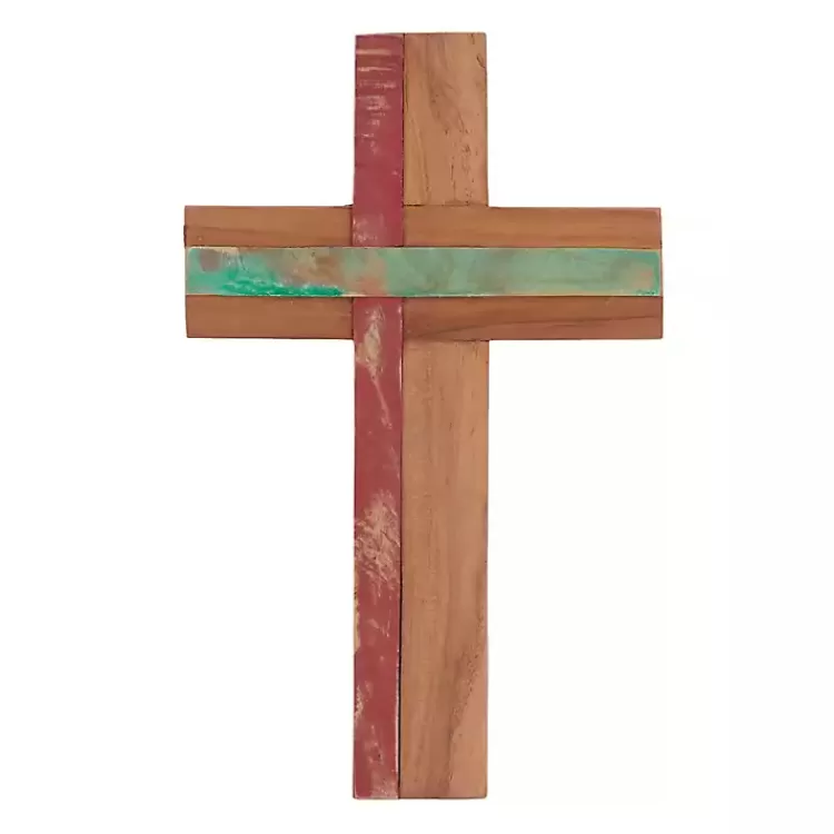 Reclaimed Wood Cross Wall Plaque>Kirklands Home Store