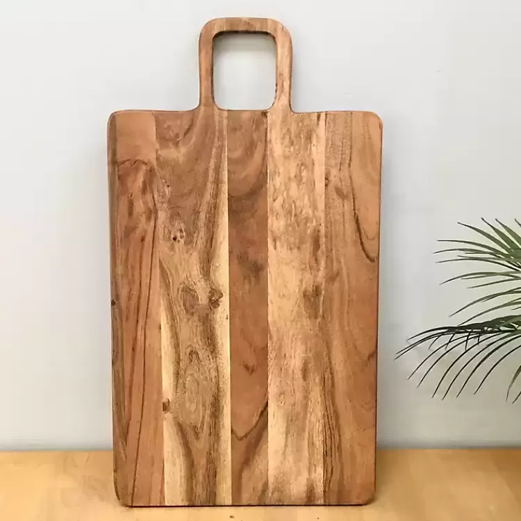Rectangle Acacia Wood Paddle Handle Board>Kirklands Home Cheap