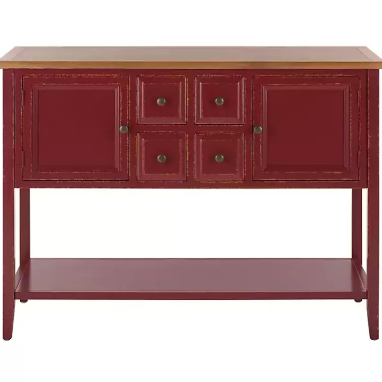 & Oak 4-Drawer Charlotte Sideboard>Kirklands Home Flash Sale