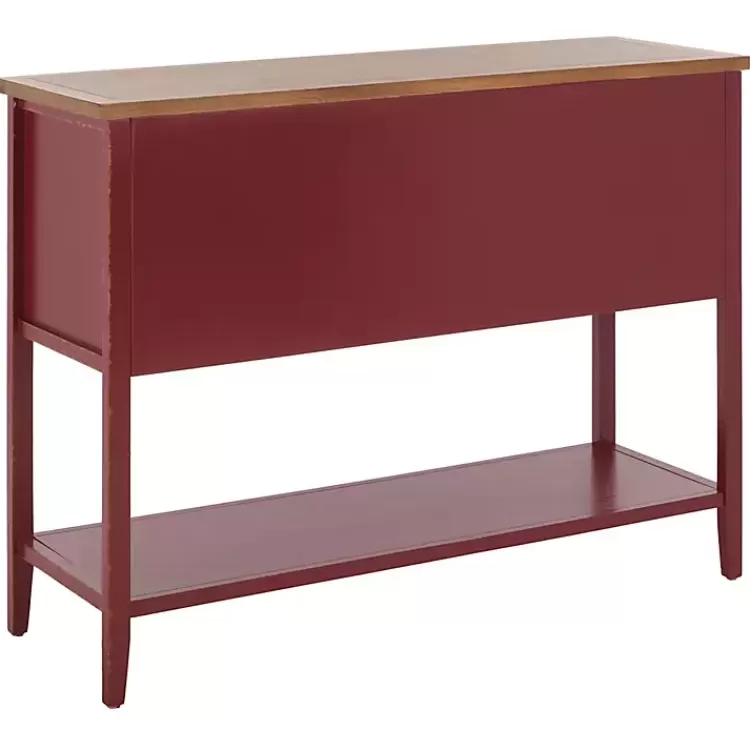 red__oak_drawer_charlotte_sideboard_3.webp & Oak 4-Drawer Charlotte Sideboard>Kirklands Home Flash Sale