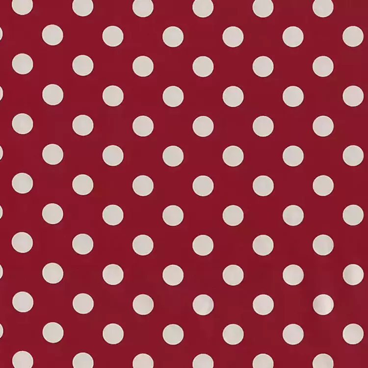 Red & White Polka Dot Outdoor Settee Cushion>Kirklands Home Flash Sale