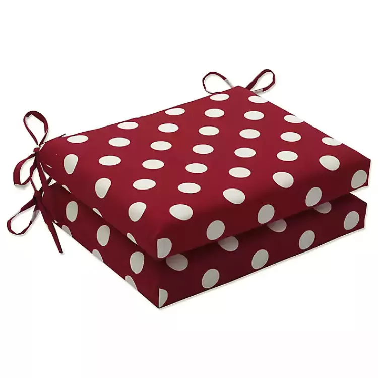 Red & White Polka Dot Square Cushions, Set of 2>Kirklands Home Best