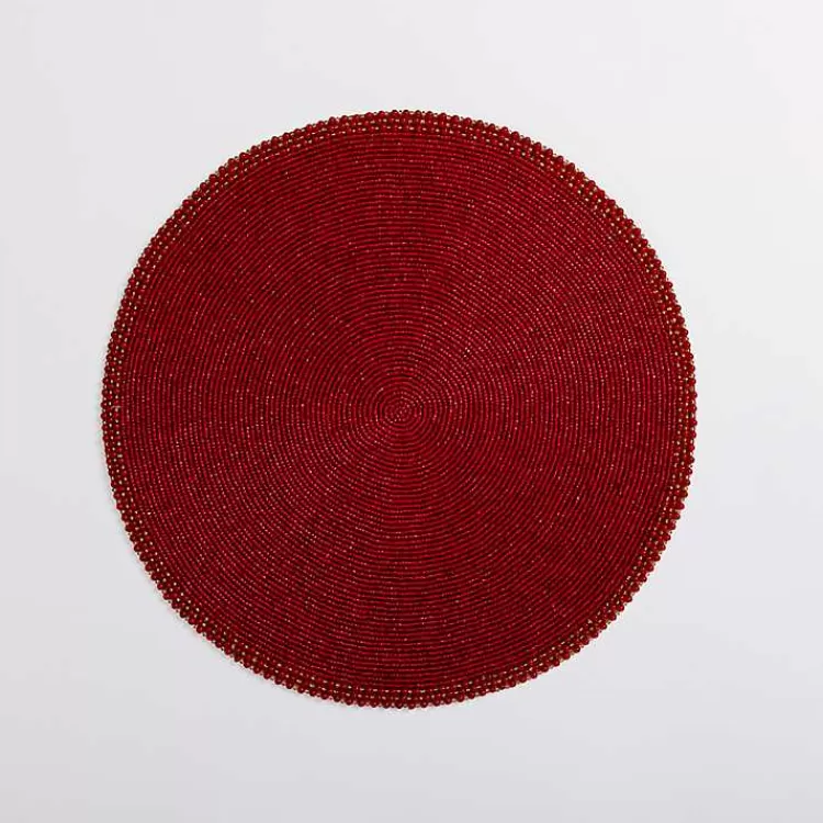 Beaded Christmas Placemat>Kirklands Home Discount