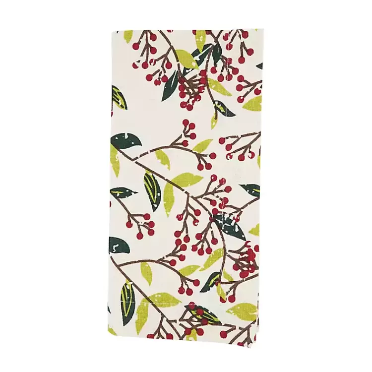 Red Berry Delight Cotton Napkins, Set of 4>Kirklands Home Clearance