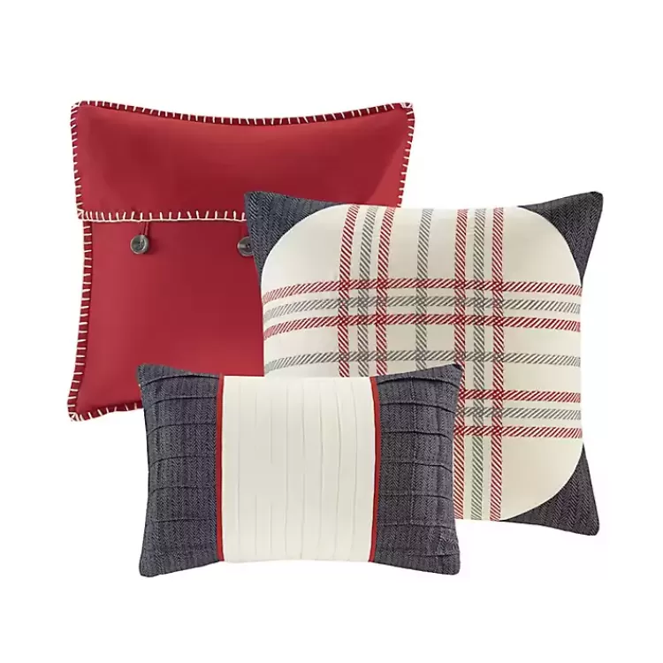 red_buffalo_check_king_pc_comforter_set_2.webp Red Buffalo Check King 7-pc. Comforter Set>Kirklands Home New