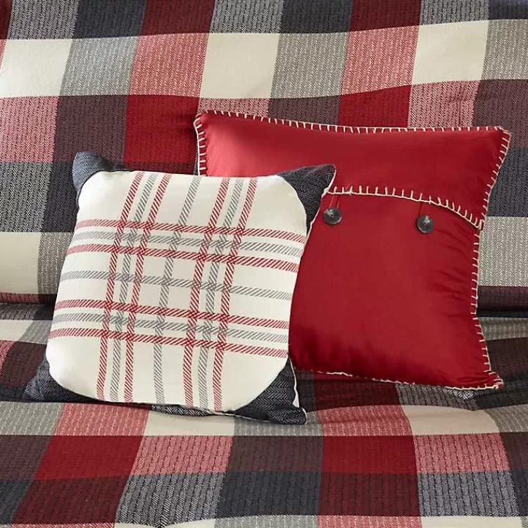 red_buffalo_check_king_pc_comforter_set_3.webp Red Buffalo Check King 7-pc. Comforter Set>Kirklands Home New