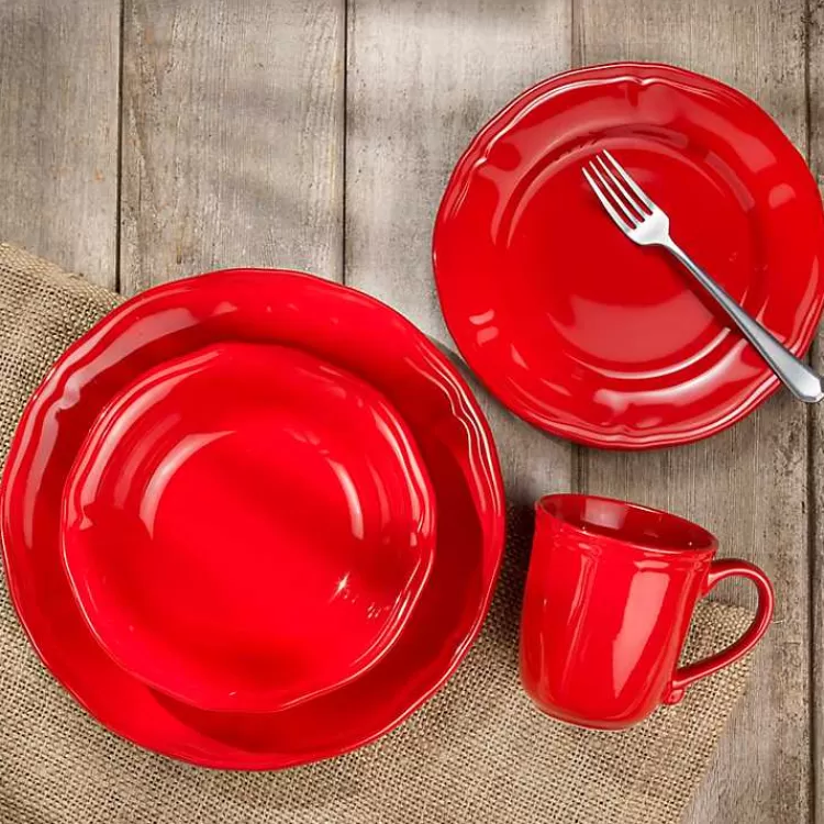 Ceramic Soft Scallop 16-pc. Dinnerware Set>Kirklands Home Cheap