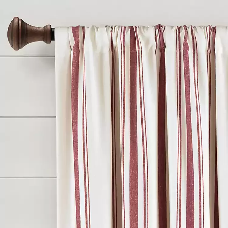 red_farmhouse_stripe_curtain_panels_set_of__2.webp Red Farmhouse Stripe Curtain Panels, Set of 2>Kirklands Home Cheap