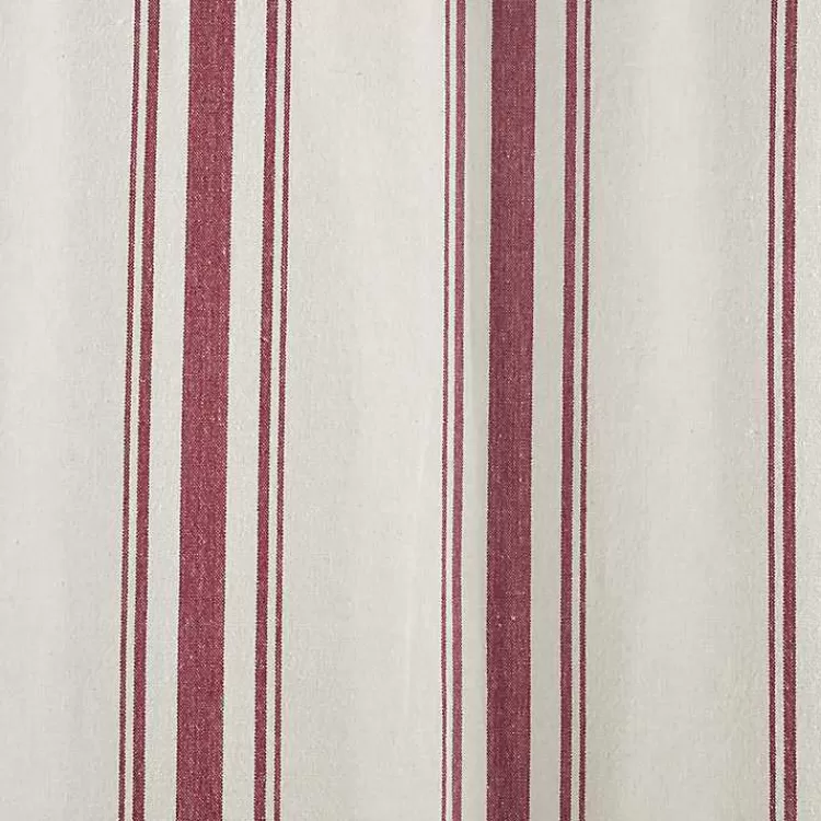 red_farmhouse_stripe_curtain_panels_set_of__3.webp Red Farmhouse Stripe Curtain Panels, Set of 2>Kirklands Home Cheap