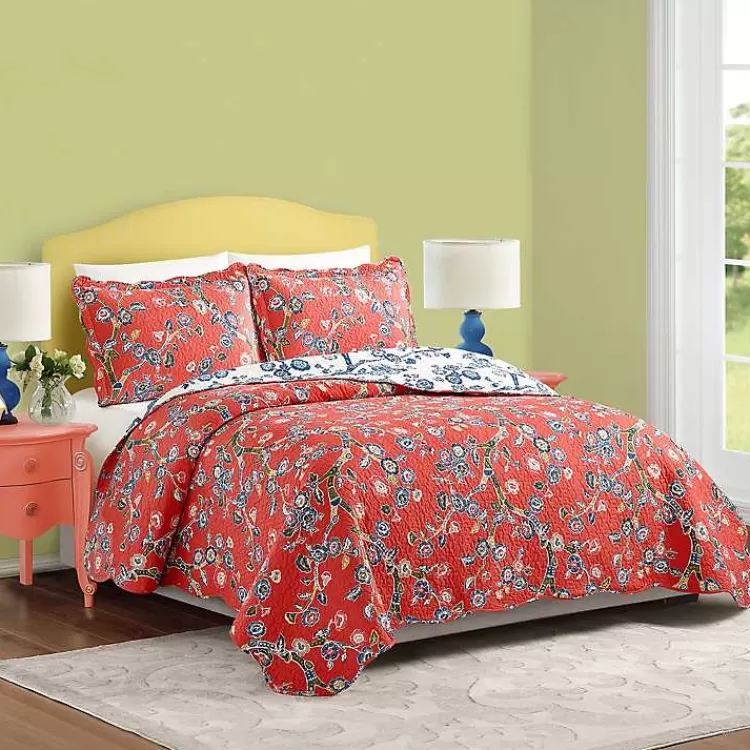 Floral Dreams 3-pc. King Quilt Set>Kirklands Home Clearance