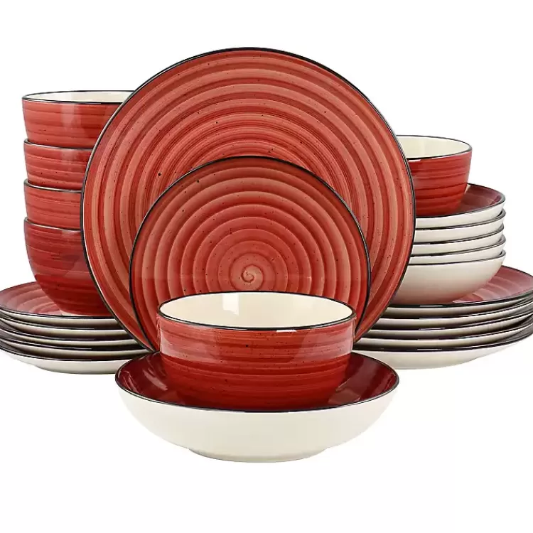 Gia Stoneware 24-pc. Dinnerware Set>Kirklands Home Outlet