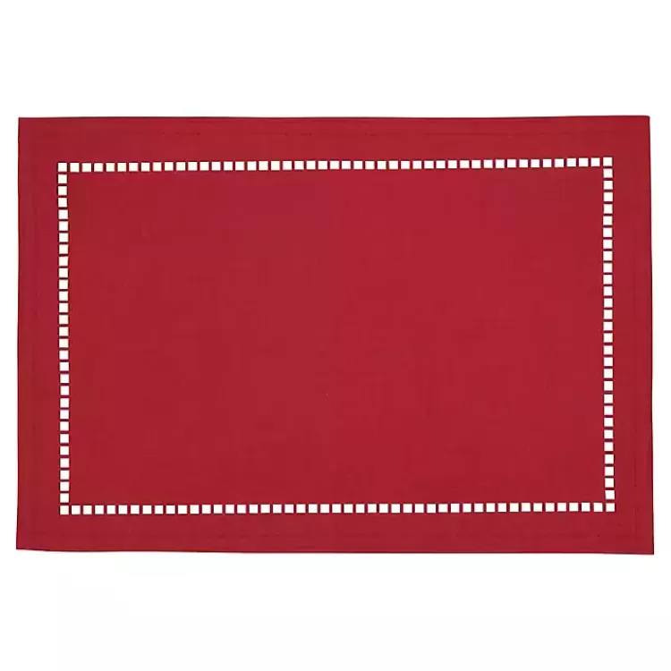 Hemstitch Laser-Cut Placemats, Set of 4>Kirklands Home Best