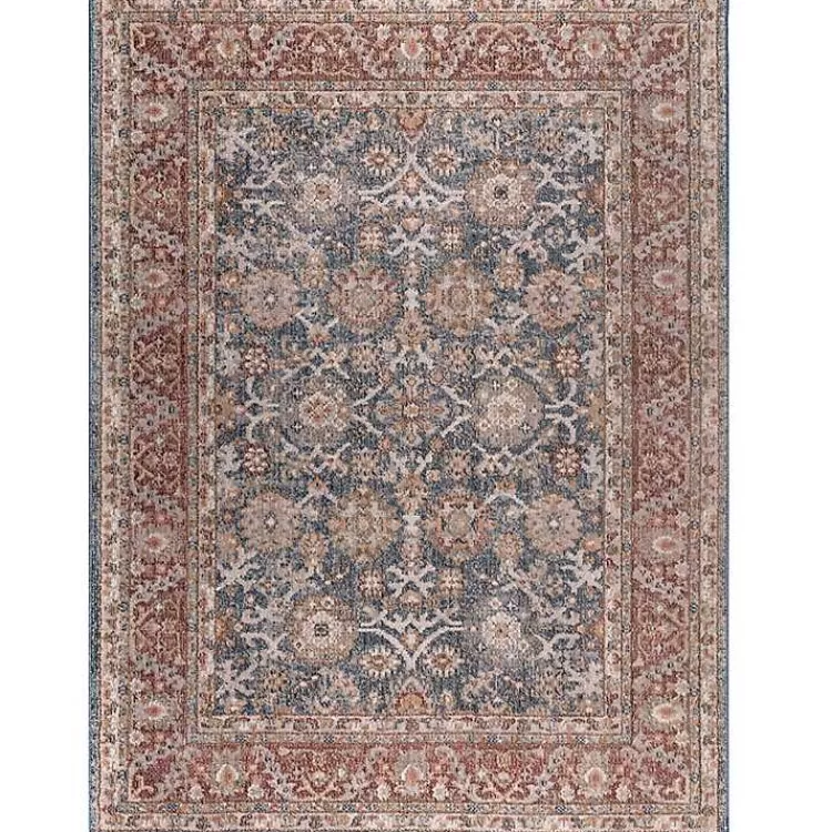 Red Persian Bordered Traditional Area Rug, 8x10>Kirklands Home Fashion