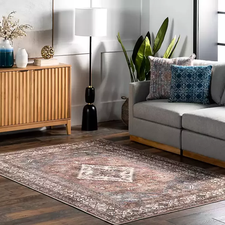 Persian Medallion Washable Area Rug, 3x5>Kirklands Home Best