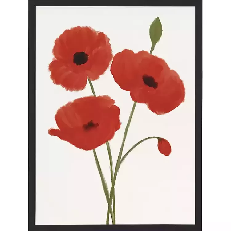 Red Poppies Framed Art Print>Kirklands Home Outlet