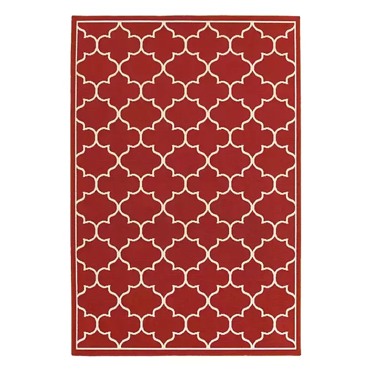 Quatrefoil Jenn Outdoor Rug, 5x7>Kirklands Home Outlet