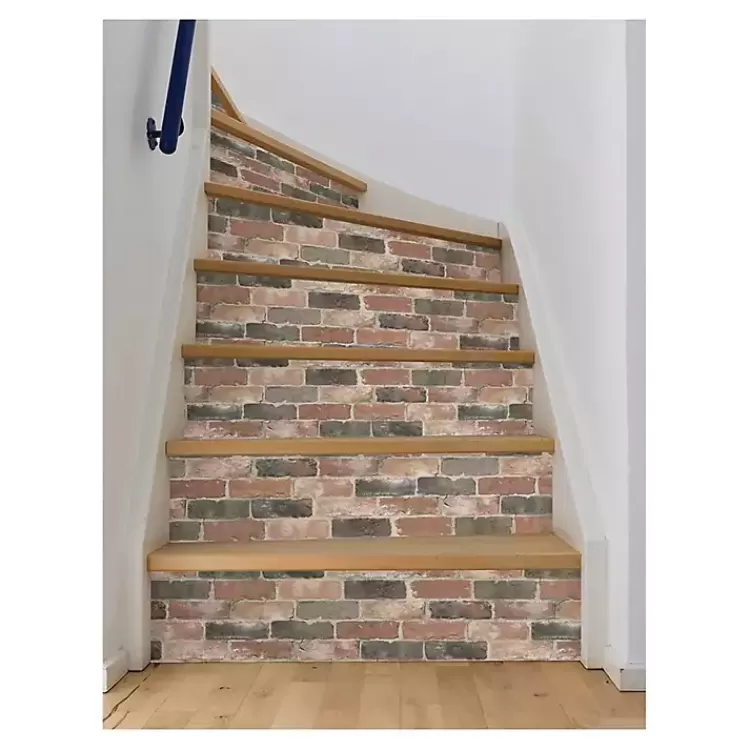red_reclaimed_brick_peel__stick_wallpaper_2.webp Red Reclaimed Brick Peel & Stick Wallpaper>Kirklands Home New