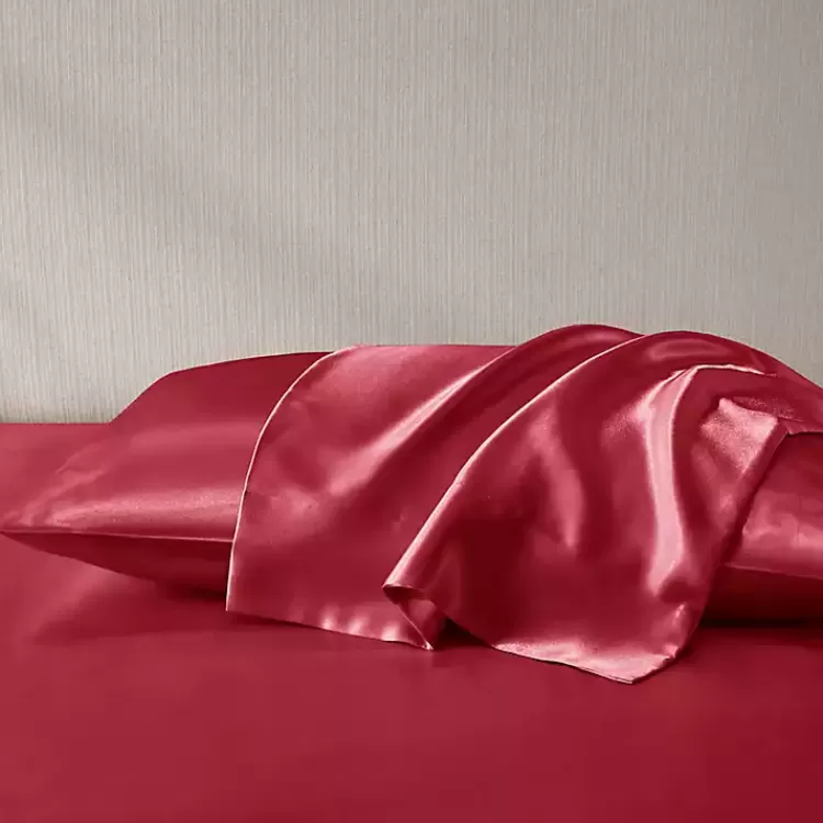 red_satin_king_pc_pillow_case_set_5.webp Satin King 2-pc. Pillow Case Set>Kirklands Home Flash Sale