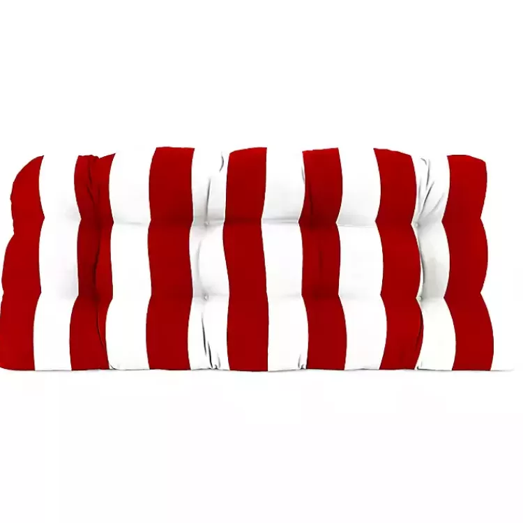 Red Stripe French 3-pc. Outdoor Wicker Cushion Set>Kirklands Home Best