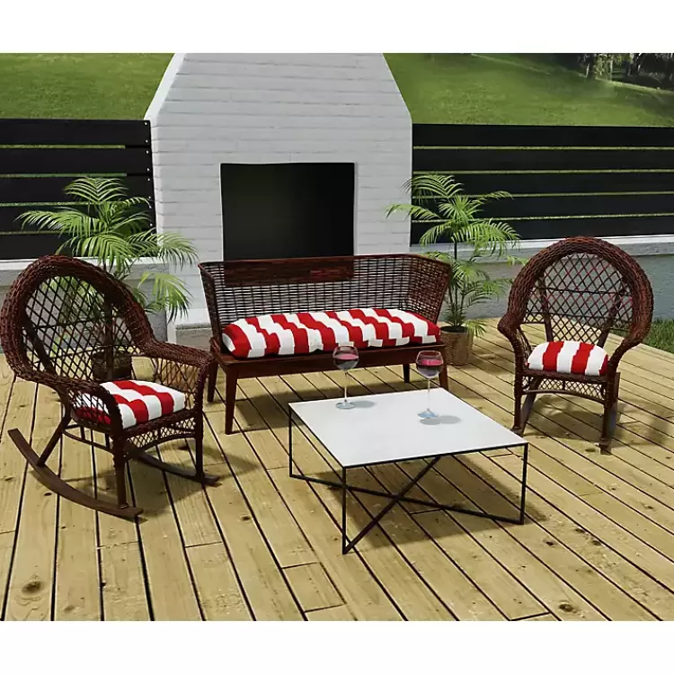 red_stripe_french_pc_outdoor_wicker_cushion_set_3.webp Red Stripe French 3-pc. Outdoor Wicker Cushion Set>Kirklands Home Best