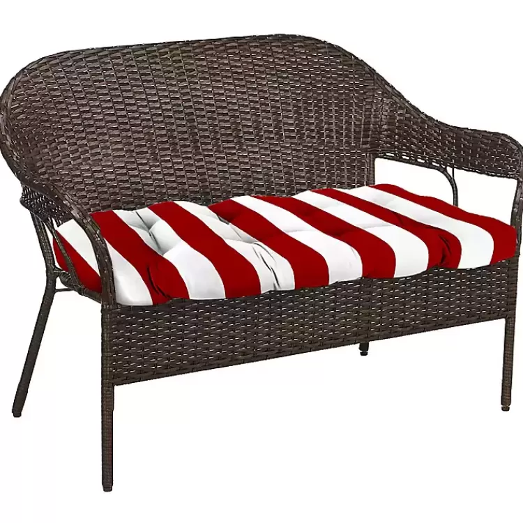 red_stripe_french_pc_outdoor_wicker_cushion_set_4.webp Red Stripe French 3-pc. Outdoor Wicker Cushion Set>Kirklands Home Best