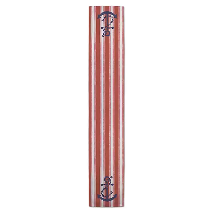 red_stripes_and_anchor_table_runner__in_2.webp Red Stripes and Anchor Table Runner, 90 in.>Kirklands Home Store