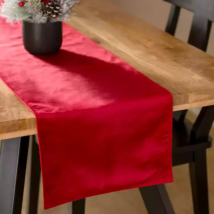 Velvet Christmas Table Runner, 108 in.>Kirklands Home Sale