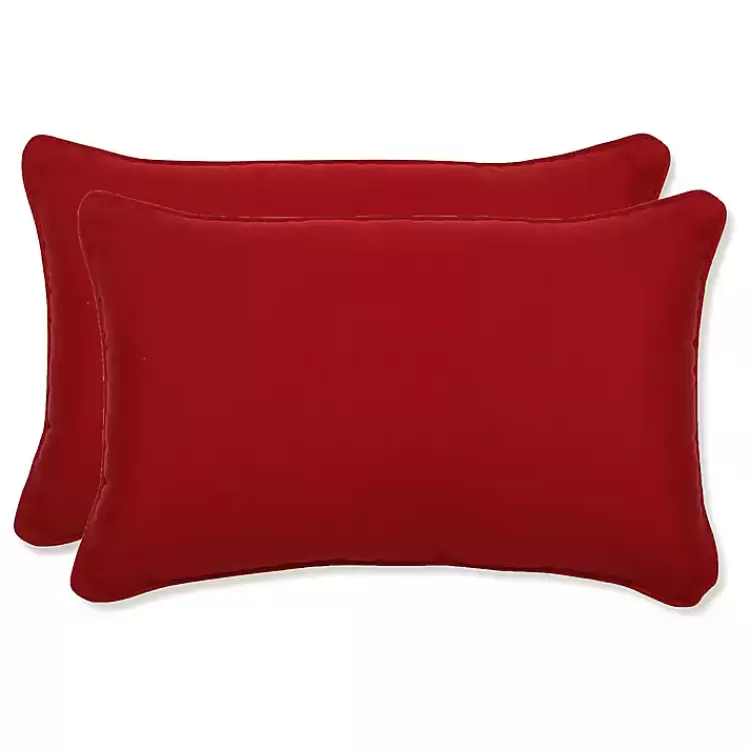 Welt Outdoor Lumbar Pillows, Set of 2>Kirklands Home Clearance