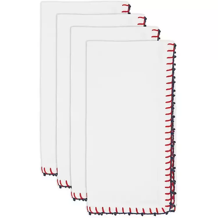 red_whipstitch_napkins_set_of__2.webp Red Whipstitch Napkins, Set of 4>Kirklands Home Cheap