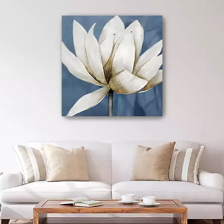 Regal Waterlily Canvas Art Print>Kirklands Home Cheap