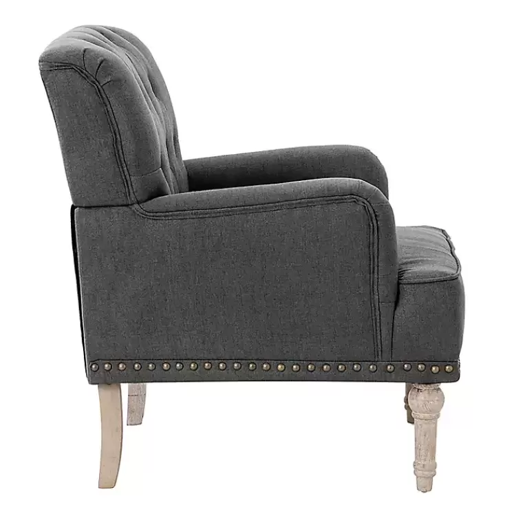reginald_charcoal_button_tufted_armchair_2.webp Reginald Charcoal Button Tufted Armchair>Kirklands Home Cheap