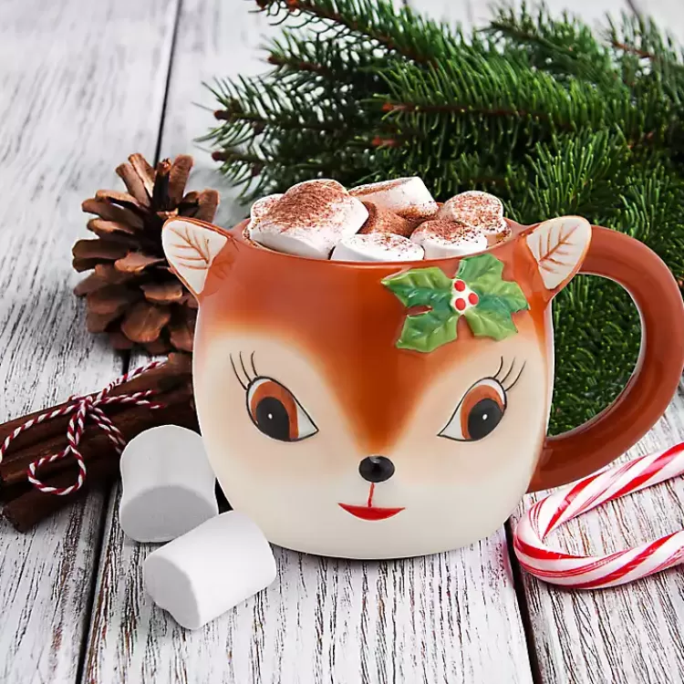 Reindeer Christmas Mug>Kirklands Home Best Sale