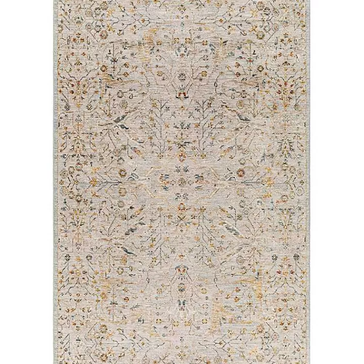 Reine Cream Abstract Medallion Area Rug, 5x7>Kirklands Home New