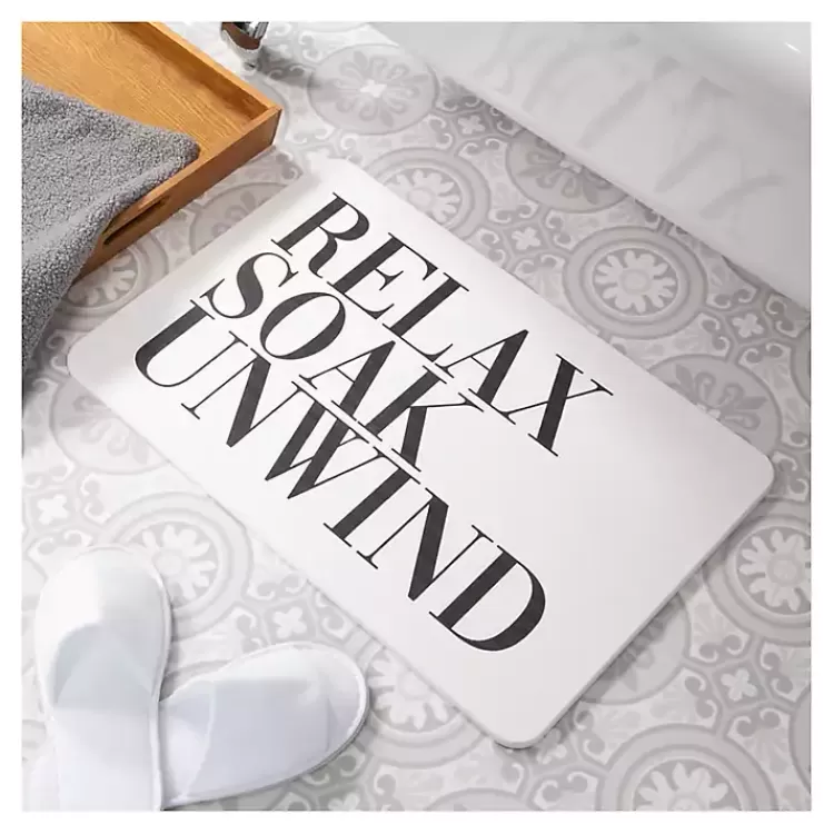 Relax Soak Unwind Stone Bath Mat>Kirklands Home Best