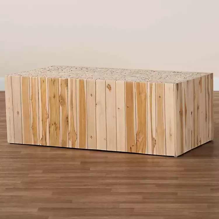repurposed_wood_logs_rectangle_coffee_table_8.webp Repurposed Wood Logs Recgle Coffee Table>Kirklands Home Shop