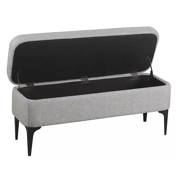 ricardo_gray_woven_storage_bench_2.webp Ricardo Woven Storage Bench>Kirklands Home Store