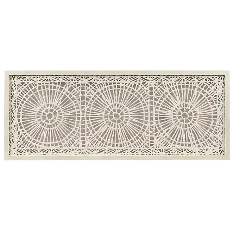 Rice Paper Henna Medallion Wall Plaque>Kirklands Home Discount