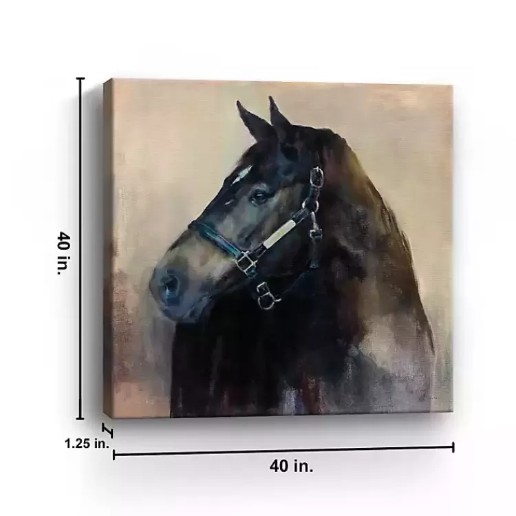 ritzy_horse_canvas_art_print_2.webp Ritzy Horse Canvas Art Print>Kirklands Home Discount