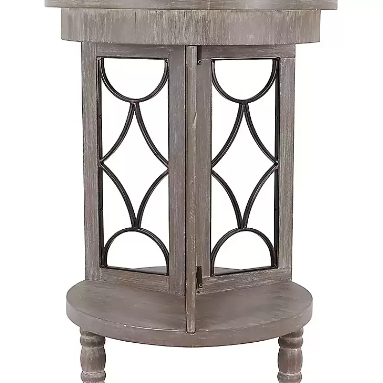 Roberta Wood Decorative Metal Accent Table>Kirklands Home Online