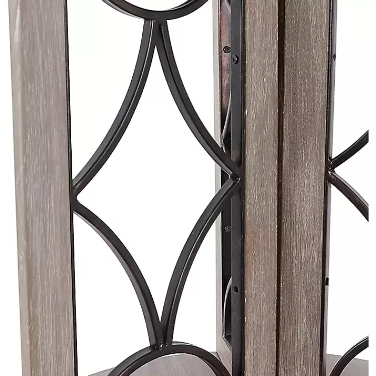 roberta_gray_wood_decorative_metal_accent_table_2.webp Roberta Wood Decorative Metal Accent Table>Kirklands Home Online